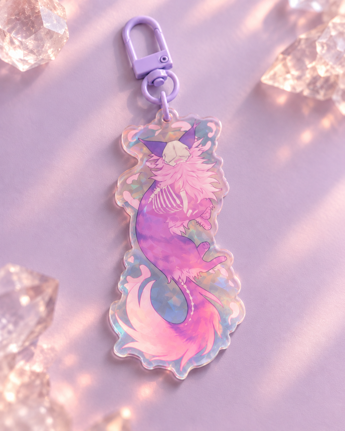 Crystal holografisk akryl charm af Oli O'rion